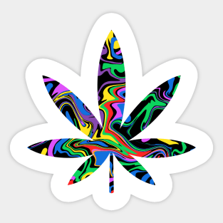 Weed Happy Sticker